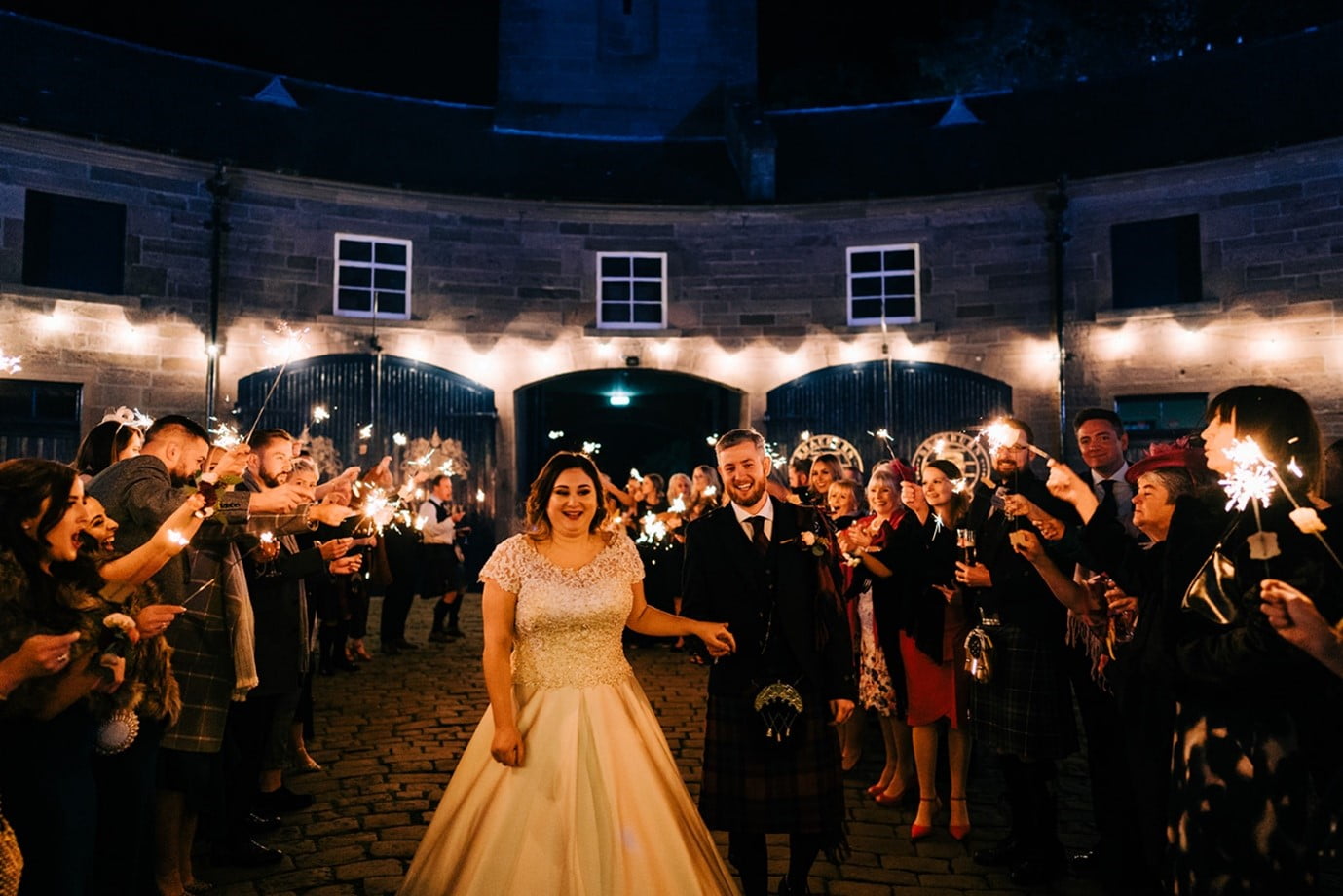 Picture2 scottish wedding at night