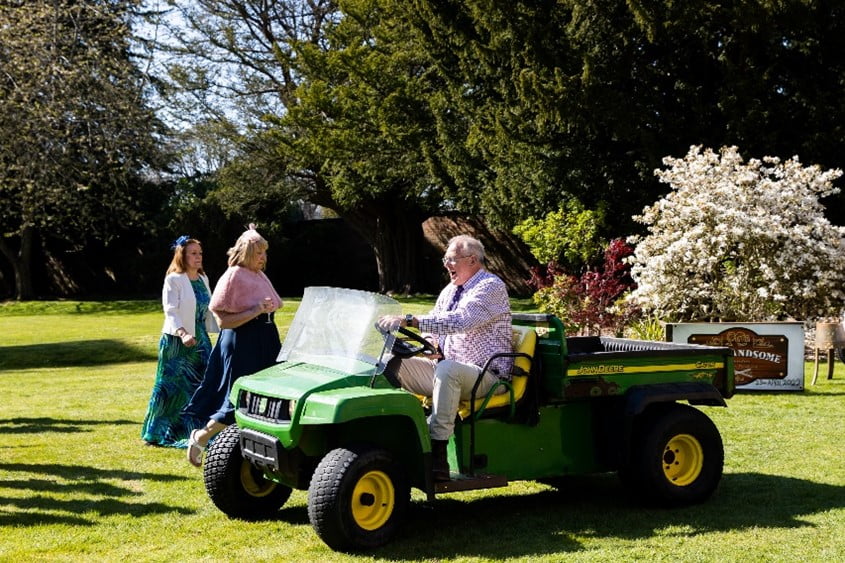summer tractor fun in scottish estate gardens summer tractor fun in scottish estate gardens
